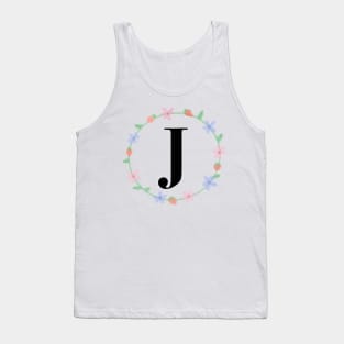 “J” initial Tank Top